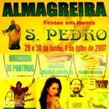 Festas de So Pedro 2007 - Almagreira - Pombal. Ana Malhoa, Padre Borga e Quinzinho de Portugal